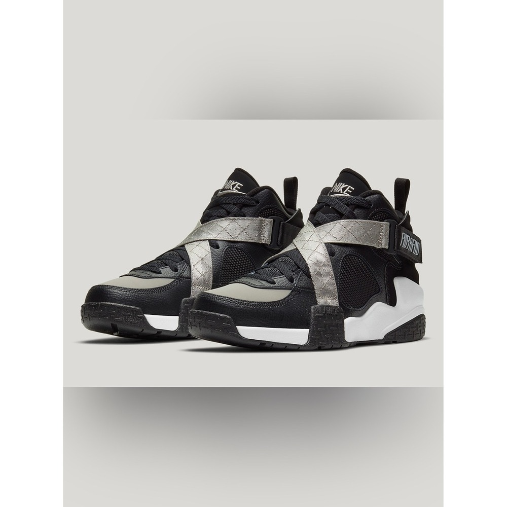Nike Air Raid Black Grey Tinker Hatfield High Top Shoes Men's 11.5